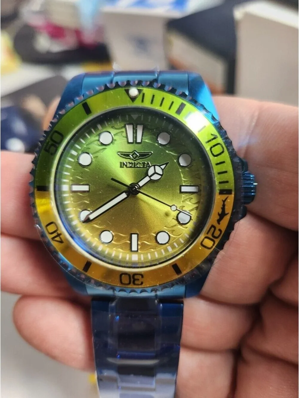 Invicta Pro Diver Kromatyk Men's Watch - 43mm, Blue (50967)